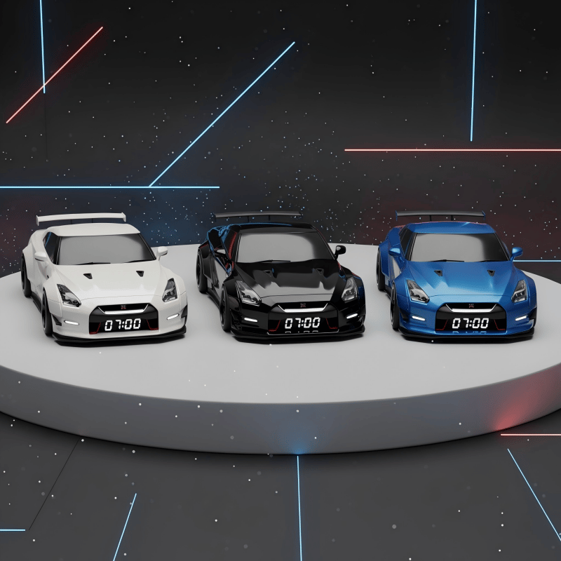 🎁Last Day 50%OFF⏰ Hypercar Alarm Clock🏎️Realistic Engine & Light Effects