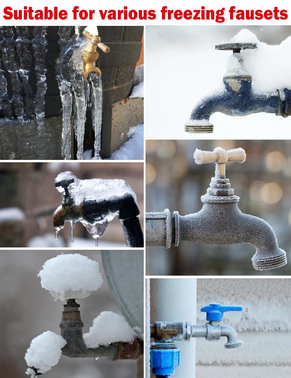 🔥Outdoor Faucet Covers for Winter(Set of 4)