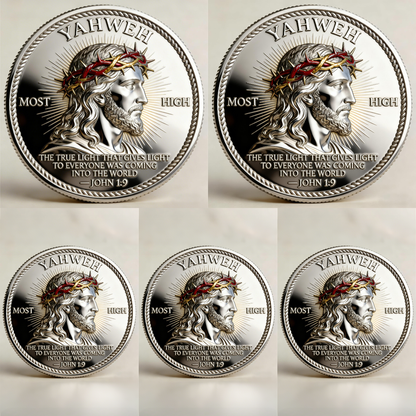 🏆Flash Sale 60% OFF - 🙏“Yahweh – The Living Light” Faith Commemorative Coin
